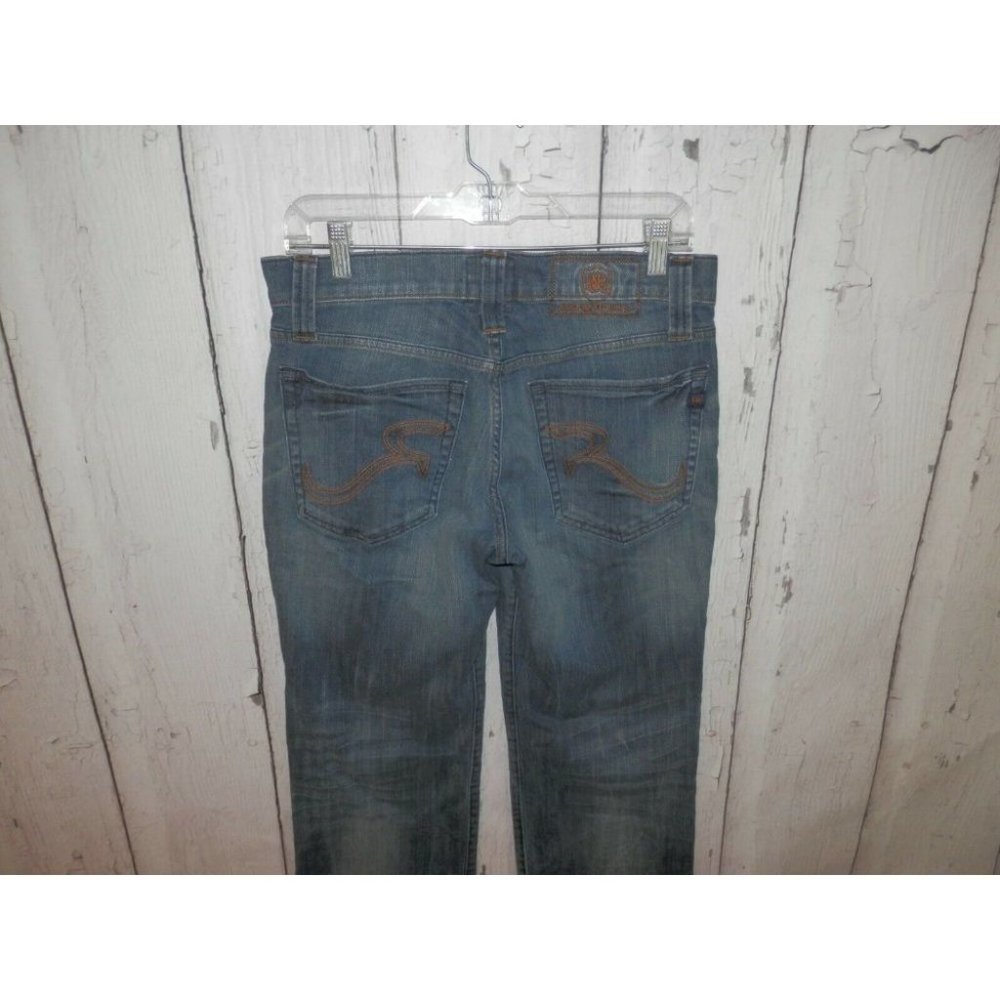 Rock & Republic Mens 32x30 Jagger Embroidered Pockets R510240 Blue Jeans 2990